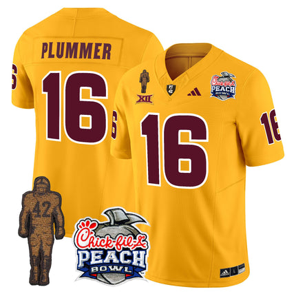 Men's Sun Devils Pat Tillman & Peach Bowl Patch Vapor Limited Jersey - All Stitched