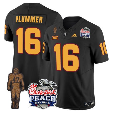 Men's Sun Devils Pat Tillman & Peach Bowl Patch Vapor Limited Jersey - All Stitched