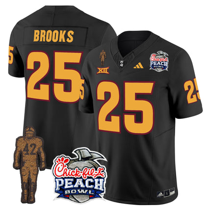 Men's Sun Devils Pat Tillman & Peach Bowl Patch Vapor Limited Jersey - All Stitched
