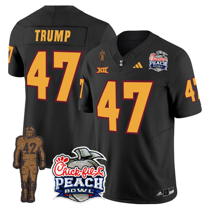 Men's Sun Devils Pat Tillman & Peach Bowl Patch Vapor Limited Jersey - All Stitched