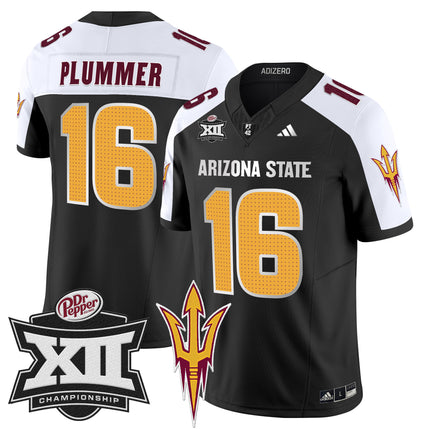 Men's Sun Devils 2024 Big 12 Championship Patch Vapor Limited Jersey V2 - All Stitched