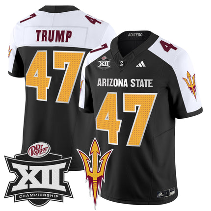 Men's Sun Devils 2024 Big 12 Championship Patch Vapor Limited Jersey V2 - All Stitched