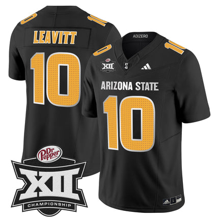 Men's Sun Devils 2024 Big 12 Championship Patch Vapor Limited Jersey V2 - All Stitched