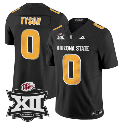 Men's Sun Devils 2024 Big 12 Championship Patch Vapor Limited Jersey V2 - All Stitched