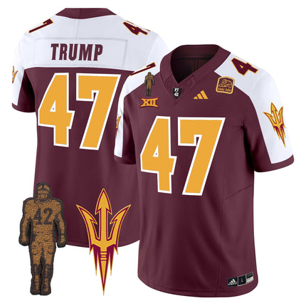 Men's Arizona State Sun Devils 2024 Pat Tillman Honoring Patch Vapor Limited Jersey - All Stitched