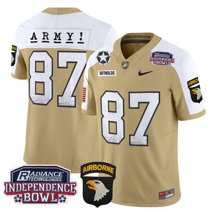 Men's Army Black Knights Independence Bowl Patch 2024 Vapor Limited Jersey - All Stitched