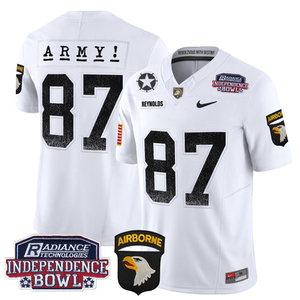 Men's Army Black Knights Independence Bowl Patch 2024 Vapor Limited Jersey - All Stitched