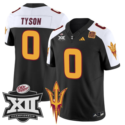 Men's Sun Devils 2024 Big 12 Championship Patch Vapor Limited Jersey - All Stitched
