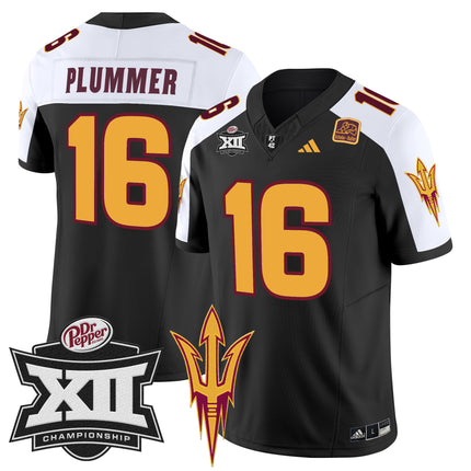Men's Sun Devils 2024 Big 12 Championship Patch Vapor Limited Jersey - All Stitched