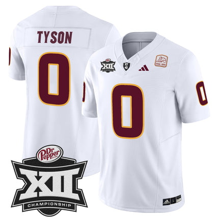 Men's Sun Devils 2024 Big 12 Championship Patch Vapor Limited Jersey - All Stitched