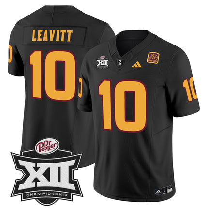 Men's Sun Devils 2024 Big 12 Championship Patch Vapor Limited Jersey - All Stitched