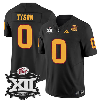 Men's Sun Devils 2024 Big 12 Championship Patch Vapor Limited Jersey - All Stitched