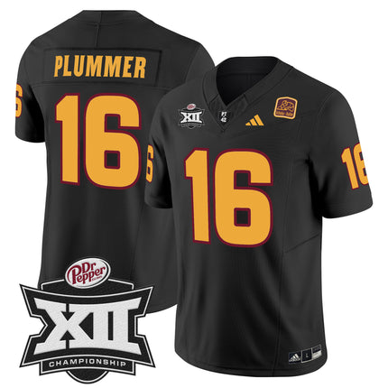 Men's Sun Devils 2024 Big 12 Championship Patch Vapor Limited Jersey - All Stitched