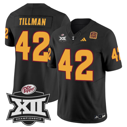 Men's Sun Devils 2024 Big 12 Championship Patch Vapor Limited Jersey - All Stitched