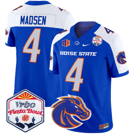Men's Boise State Broncos 2025 The Fiesta Bowl Patch Vapor Limited Jersey - All Stitched