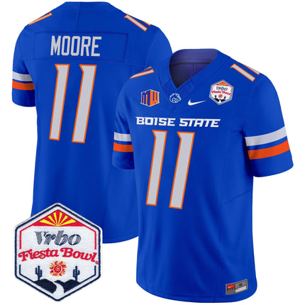 Men's Boise State Broncos 2025 The Fiesta Bowl Patch Vapor Limited Jersey - All Stitched