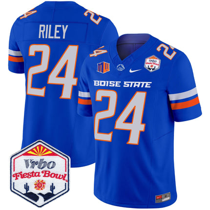 Men's Boise State Broncos 2025 The Fiesta Bowl Patch Vapor Limited Jersey - All Stitched