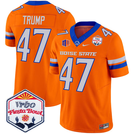Men's Boise State Broncos 2025 The Fiesta Bowl Patch Vapor Limited Jersey - All Stitched