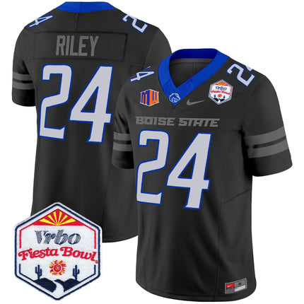 Men's Boise State Broncos 2025 The Fiesta Bowl Patch Vapor Limited Jersey - All Stitched