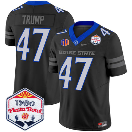Men's Boise State Broncos 2025 The Fiesta Bowl Patch Vapor Limited Jersey - All Stitched