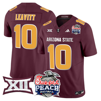 Men's Arizona State Sun Devils 2025 Peach Bowl Vapor Limited Jersey - All Stitched