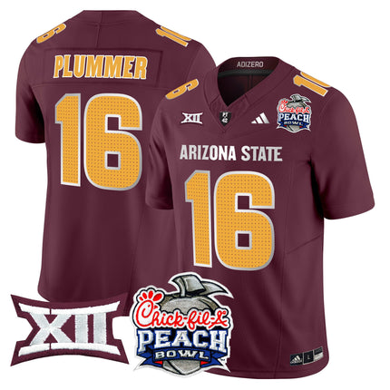 Men's Arizona State Sun Devils 2025 Peach Bowl Vapor Limited Jersey - All Stitched