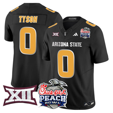 Men's Arizona State Sun Devils 2025 Peach Bowl Vapor Limited Jersey - All Stitched