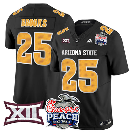 Men's Arizona State Sun Devils 2025 Peach Bowl Vapor Limited Jersey - All Stitched