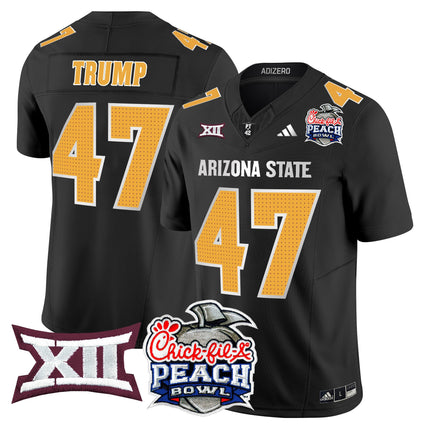 Men's Arizona State Sun Devils 2025 Peach Bowl Vapor Limited Jersey - All Stitched