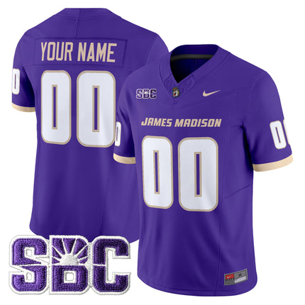 James Madison Dukes 2025 Vapor Limited Custom Jersey - All Stitched