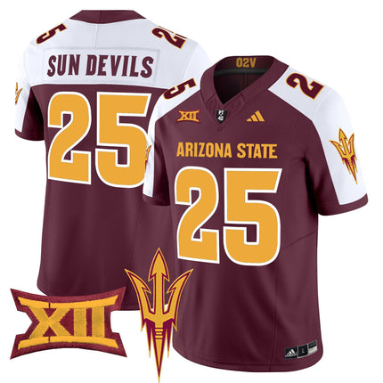Arizona State Sun Devils 2025 Vapor Limited Jersey - All Stitched