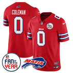 Red / Keon Coleman - 0 / S