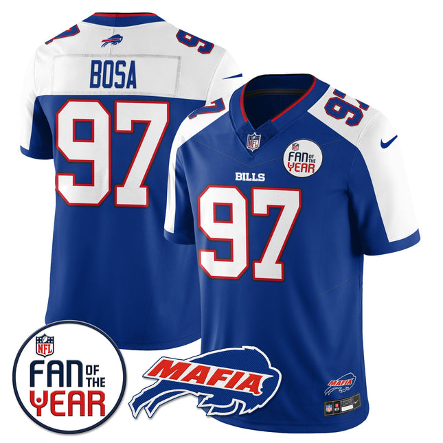 Men's Buffalo Bills "Fan Of The Year" Jersey - All Stitched