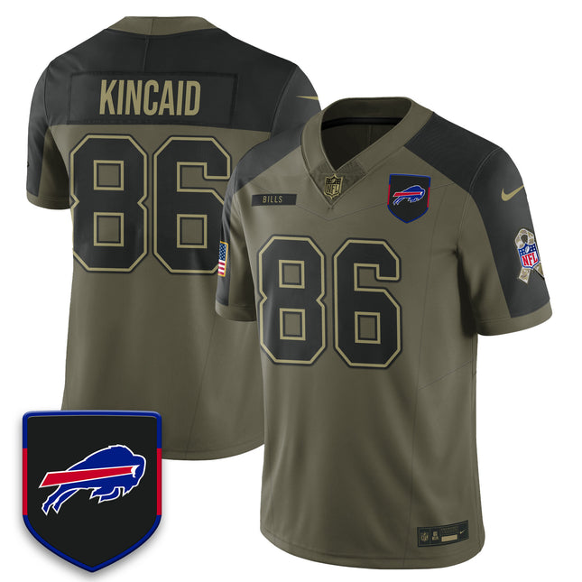 Buffalo Bills 2025 Salute to Service Limited Jersey - All Stitched