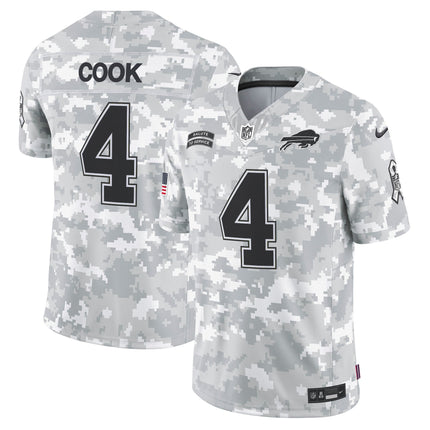 Buffalo Bills 2024 Salute to Service Vapor Limited Jersey - Arctic Camo - All Stitched