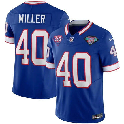 Men's Buffalo Bills 1994 Throwback Vapor Jersey - All Stitched