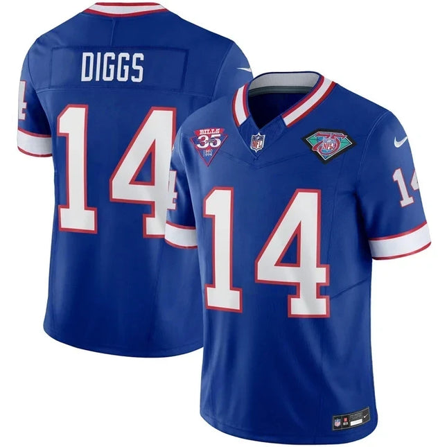 Men's Buffalo Bills 1994 Throwback Vapor Jersey - All Stitched