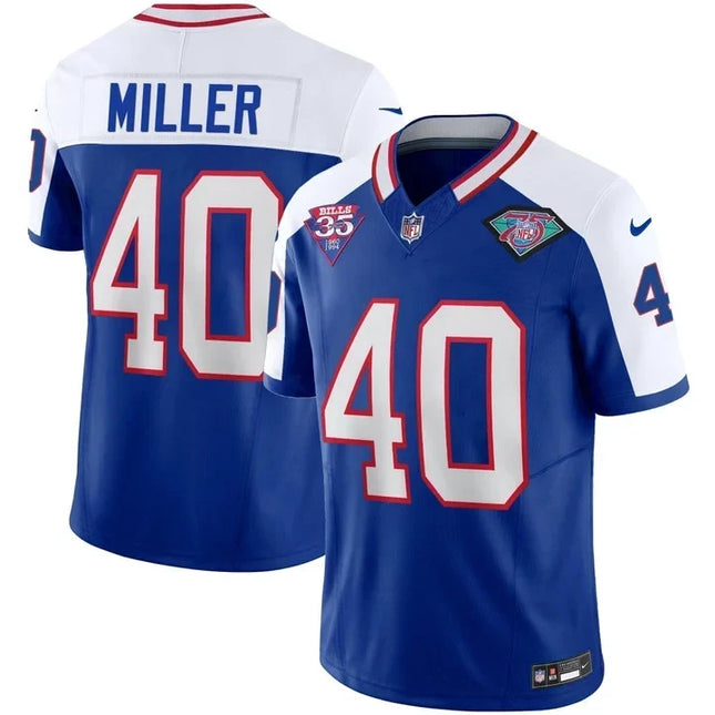 Men's Buffalo Bills 1994 Throwback Vapor Jersey - All Stitched