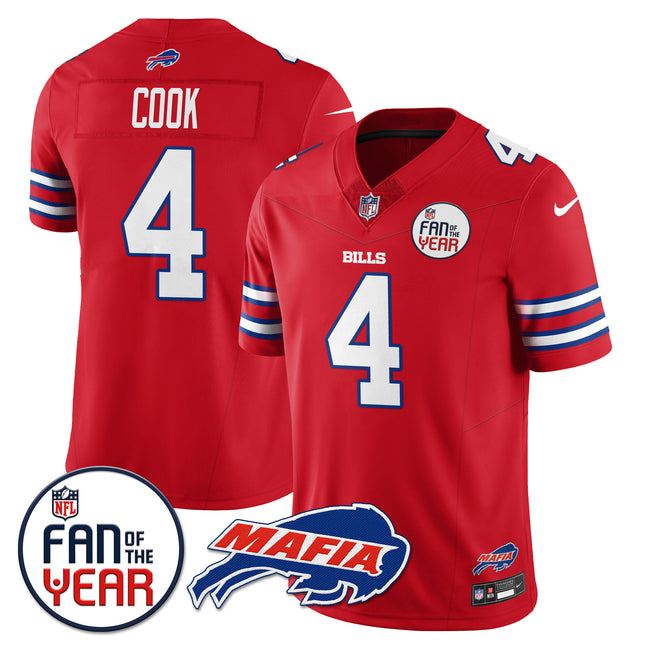 Women's Buffalo Bills "Fan Of The Year" Jersey - All Stitched