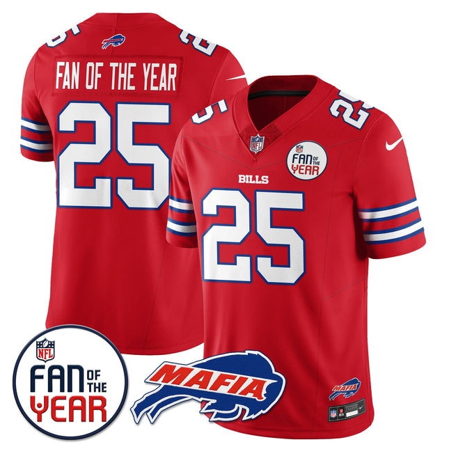 Women's Buffalo Bills "Fan Of The Year" Jersey - All Stitched