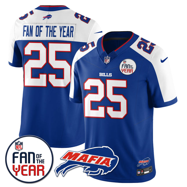 Women's Buffalo Bills "Fan Of The Year" Jersey - All Stitched