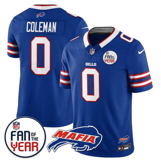 Women's Buffalo Bills "Fan Of The Year" Jersey - All Stitched