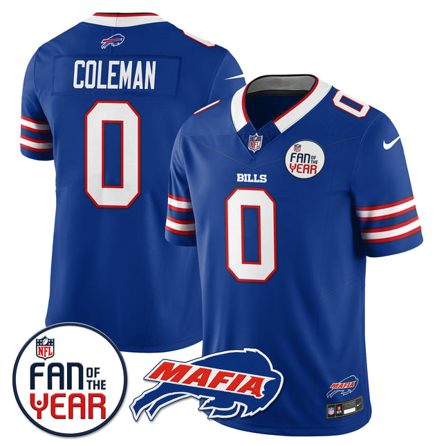 Women's Buffalo Bills "Fan Of The Year" Jersey - All Stitched