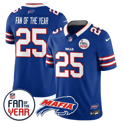 Women's Buffalo Bills "Fan Of The Year" Jersey - All Stitched