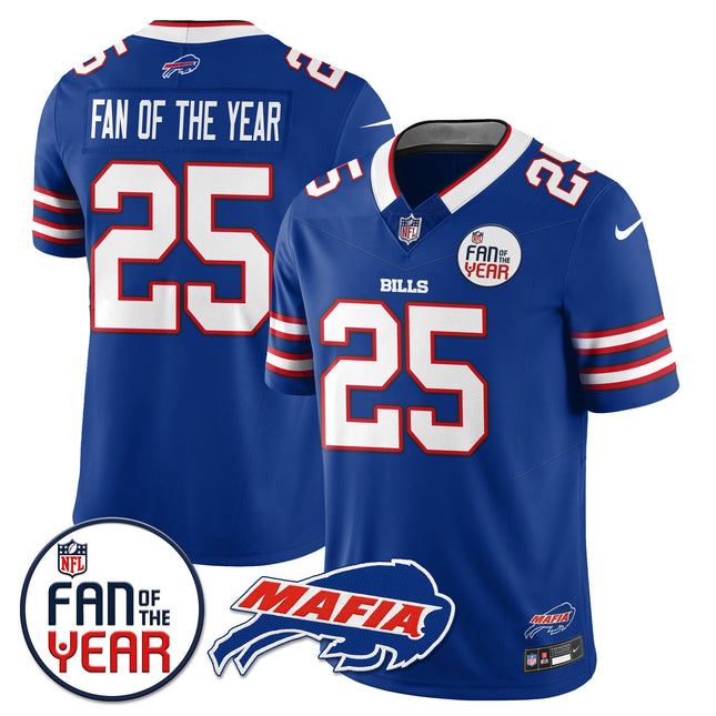 Women's Buffalo Bills "Fan Of The Year" Jersey - All Stitched