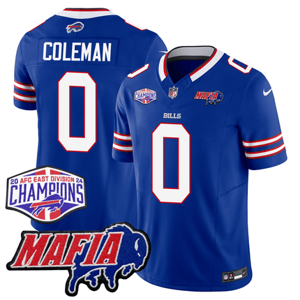 Men's Buffalo Bills 24/25 Jersey - Bills Mafia + AFC East Championship Patch