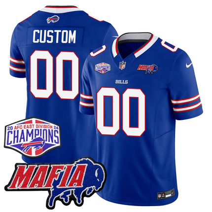 Men's Buffalo Bills 24/25 Jersey - Bills Mafia + AFC East Championship Patch