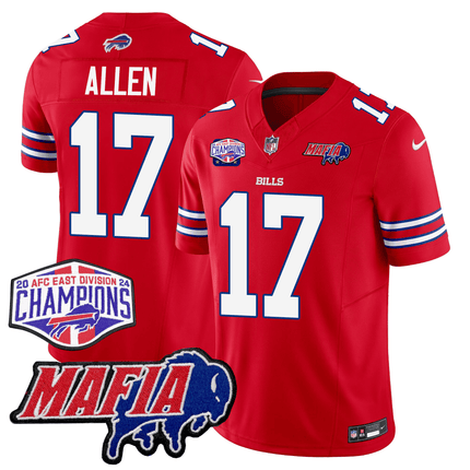 Men's Buffalo Bills 24/25 Jersey - Bills Mafia + AFC East Championship Patch