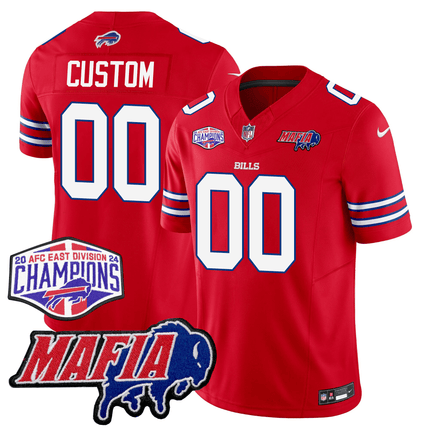 Men's Buffalo Bills 24/25 Jersey - Bills Mafia + AFC East Championship Patch