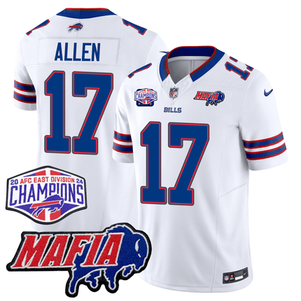 Men's Buffalo Bills 24/25 Jersey - Bills Mafia + AFC East Championship Patch
